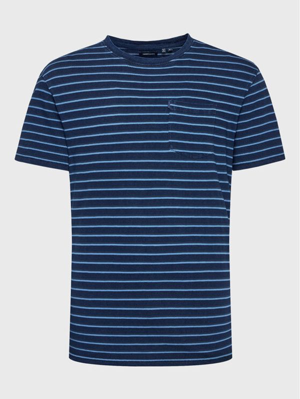 Superdry Superdry Тишърт Vintage Stripe M1011302A Тъмносин Regular Fit