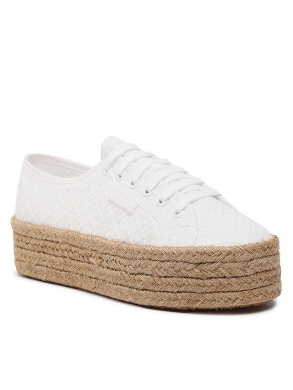 Superga Superga Еспадрили 2790 Rope Macrame Rhombus S3126PW Бял