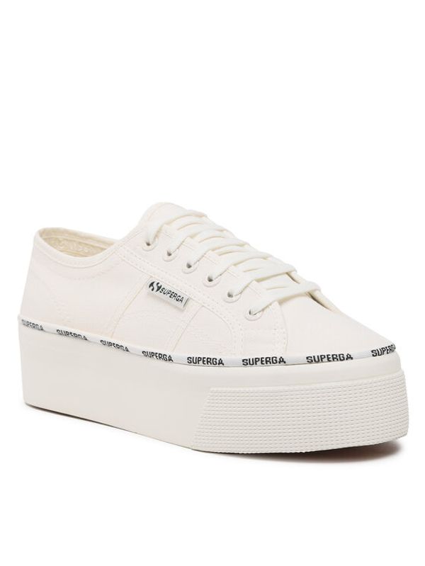 Superga Superga Гуменки 2790 Logo Piping S3125LW Бял