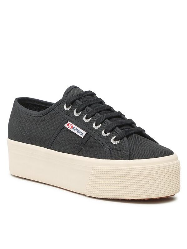 Superga Superga Гуменки 2790 Platform S9111LW Черен