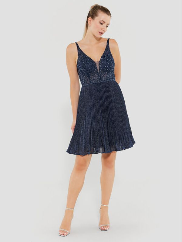 Swing Swing Коктейлна рокля 5AD19700 Тъмносин Regular Fit