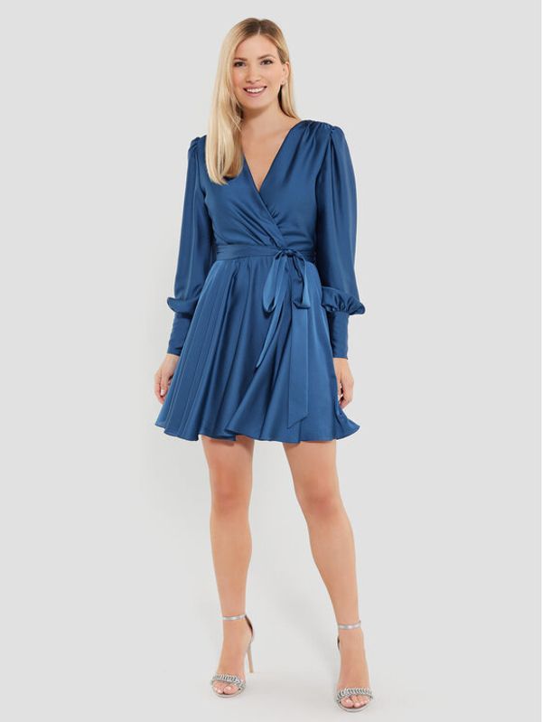 Swing Swing Коктейлна рокля 5AE05300 Тъмносин Regular Fit