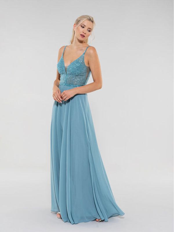 Swing Swing Официална рокля 5AC10500 Син Regular Fit