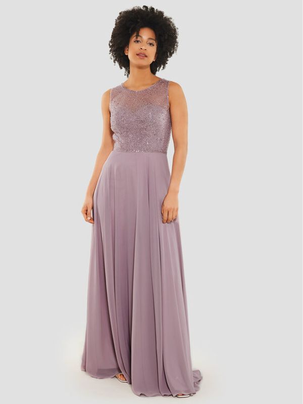 Swing Swing Официална рокля 5AD19800 Розов Regular Fit