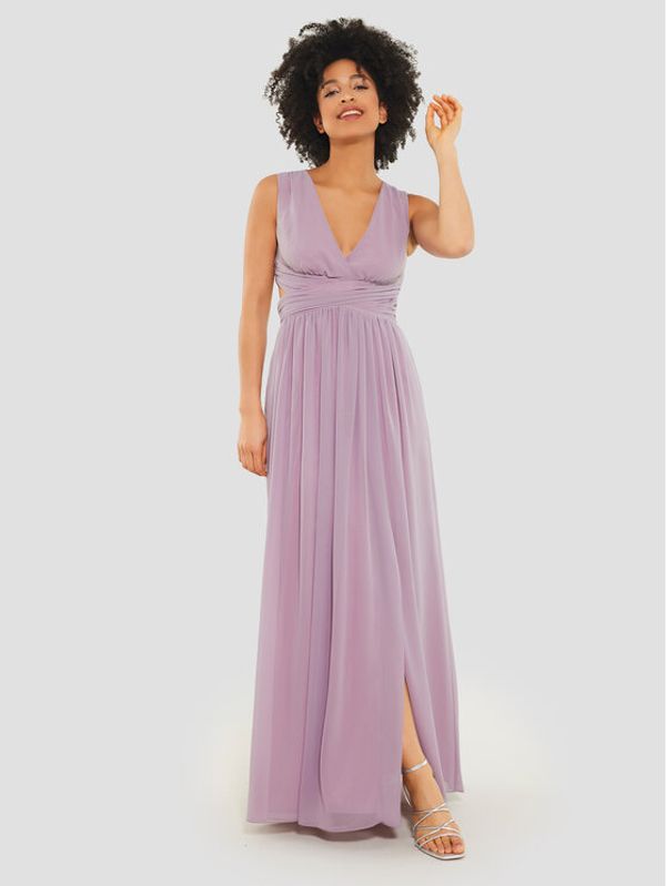 Swing Swing Официална рокля 5AF00400 Розов Regular Fit