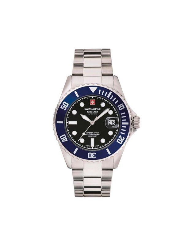 Swiss Alpine Military Swiss Alpine Military Часовник Grovana Master Diver 7053.1136 Сребрист