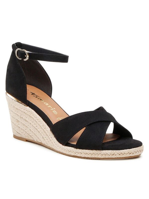 Tamaris Tamaris Еспадрили 1-28026-28 Черен