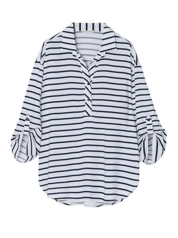 Tatuum Tatuum Блуза Balea T2310.051 Тъмносин Loose Fit