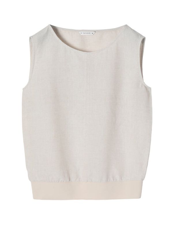 Tatuum Tatuum Блуза Omalo T2309.051 Бежов Regular Fit