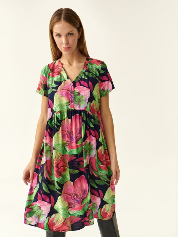 Tatuum Tatuum Ежедневна рокля Sfori T2305.202 Тъмносин Oversize