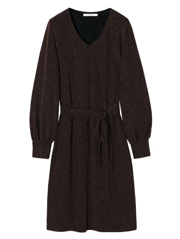 Tatuum Tatuum Коктейлна рокля Industi T2224.193 Кафяв Relaxed Fit