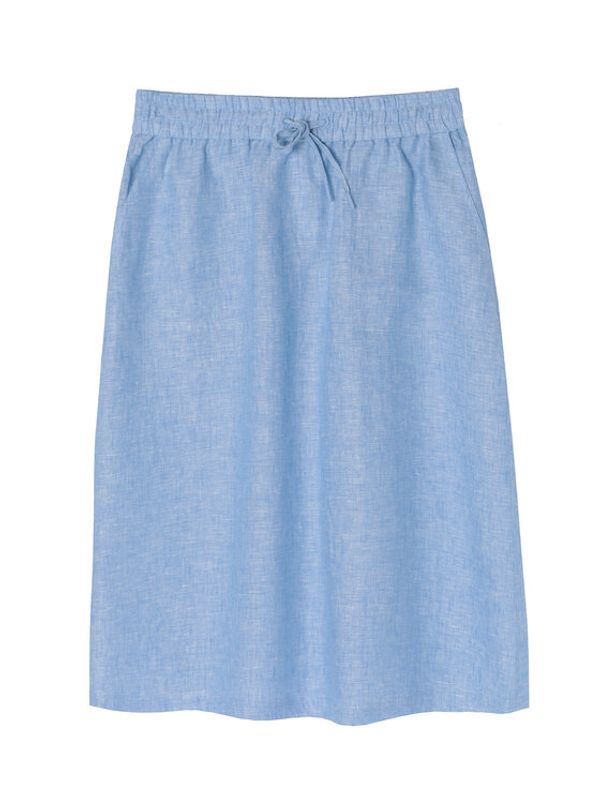 Tatuum Tatuum Миди пола Koliko 1 T2311.175 Син Slim Fit