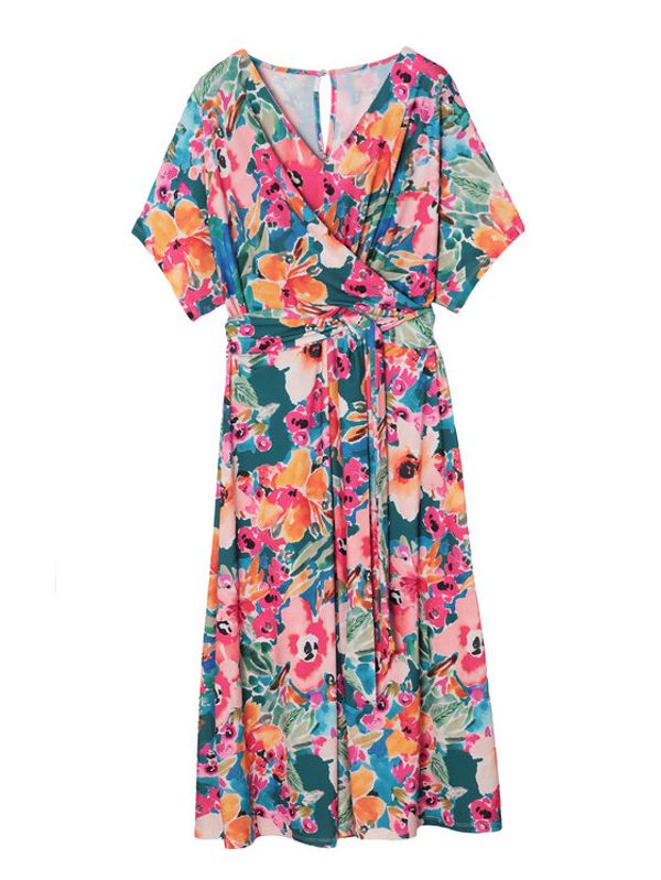 Tatuum Tatuum Плетена рокля Milenno T2308.212 Електриков Classic Fit