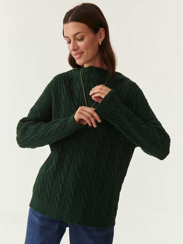 Tatuum Tatuum Пуловер Wenwena 1 T2223.093 Зелен Regular Fit