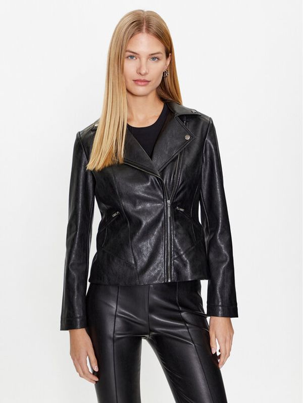 Tatuum Tatuum Яке от имитация на кожа Ramonesi T2316.013 Черен Slim Fit