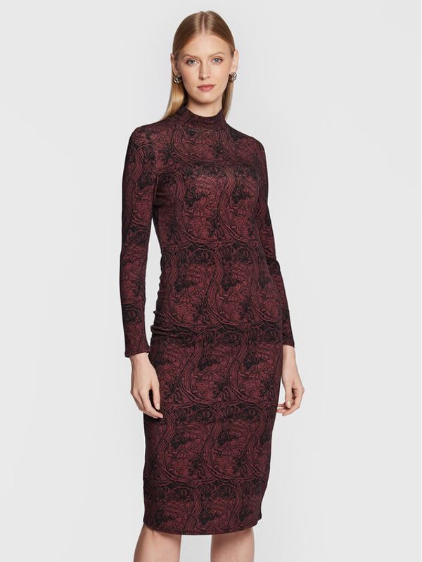 Ted Baker Ted Baker Ежедневна рокля Elonar 267256 Бордо Slim Fit