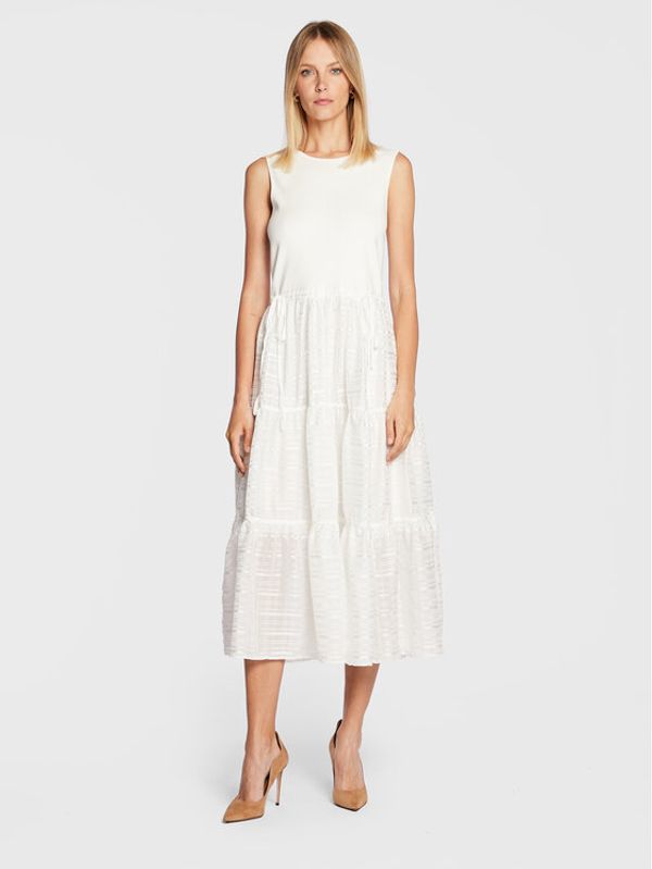 Ted Baker Ted Baker Ежедневна рокля Skylir 261700 Бял Regular Fit