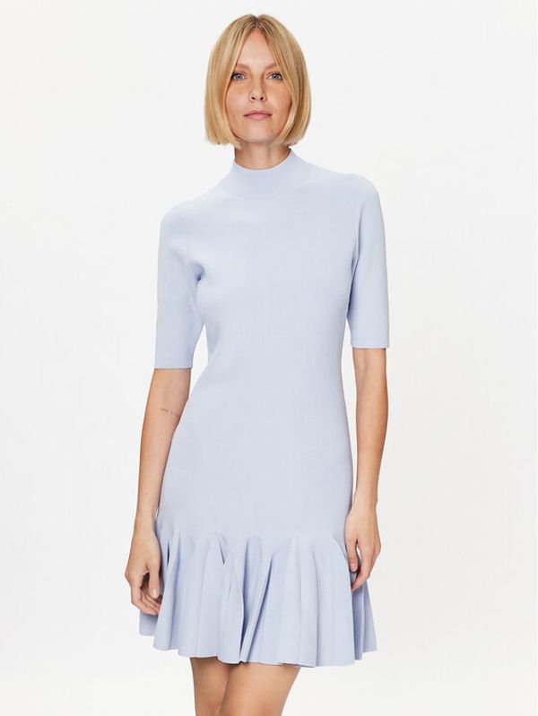 Ted Baker Ted Baker Плетена рокля Canddy 264303 Син Slim Fit