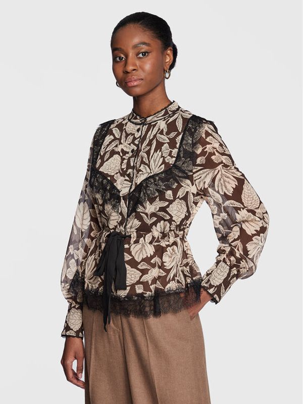 Ted Baker Ted Baker Риза Alness 266013 Кафяв Regular Fit