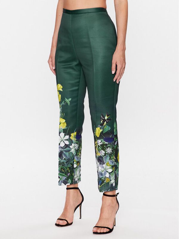 Ted Baker Ted Baker Текстилни панталони Aikaat 270364 Зелен Regular Fit