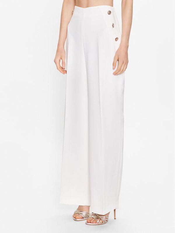 Ted Baker Ted Baker Текстилни панталони Llaylat 269651 Бял Wide Leg