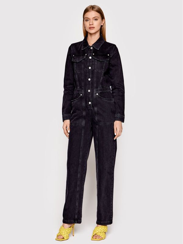 The Kooples The Kooples Гащеризон FCOM24000J Черен Regular Fit