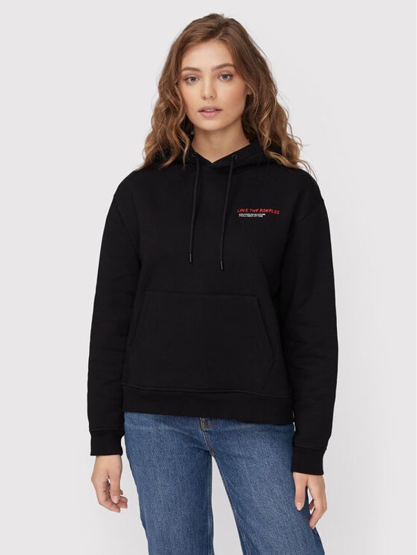 The Kooples The Kooples Суитшърт Carry Over FSWE25024K Черен Regular Fit