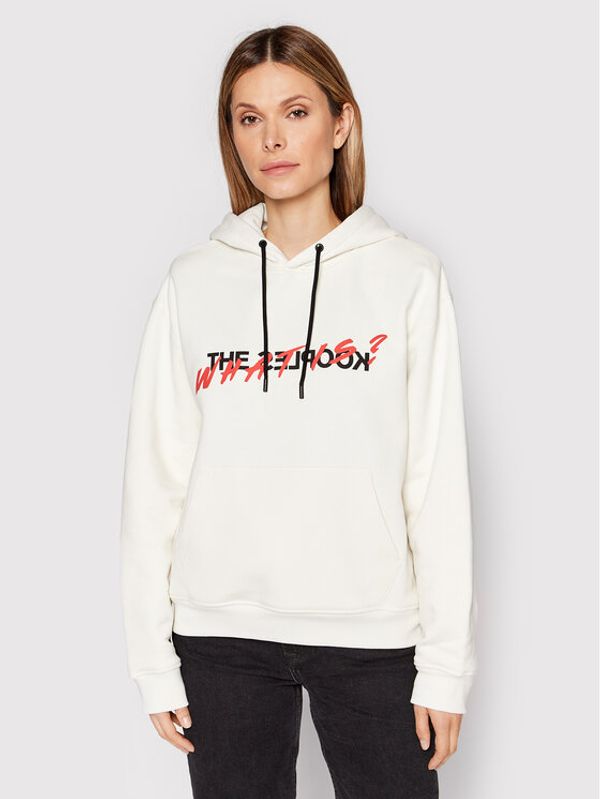 The Kooples The Kooples Суитшърт Print FSWE25079K Бежов Relaxed Fit