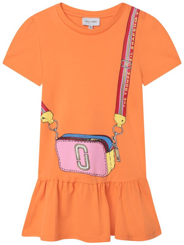 The Marc Jacobs The Marc Jacobs Ежедневна рокля W12430 S Оранжев Regular Fit