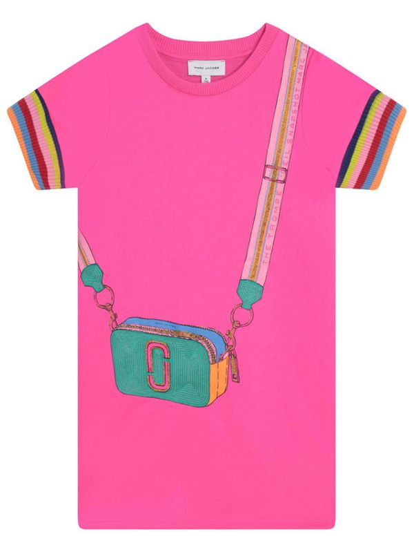 The Marc Jacobs The Marc Jacobs Ежедневна рокля W12444 S Розов Regular Fit