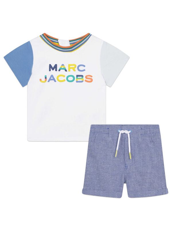 The Marc Jacobs The Marc Jacobs Комплект тишърт и панталонки W98167 Бял Regular Fit