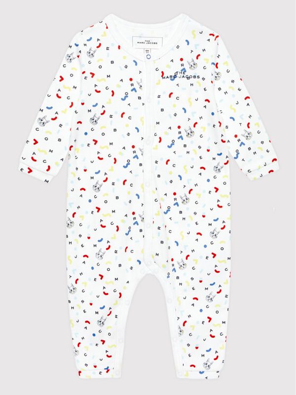 The Marc Jacobs The Marc Jacobs Ромпер W97094 Бял Regular Fit