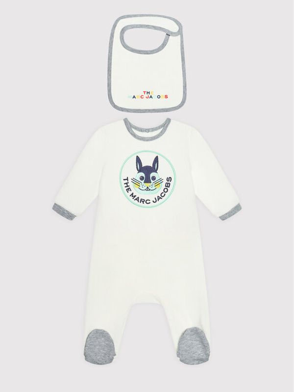 The Marc Jacobs The Marc Jacobs Ромпер W98135 Бял Regular Fit
