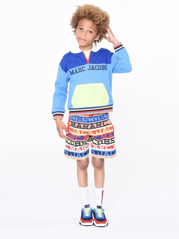 The Marc Jacobs The Marc Jacobs Шорти от плат W24276 S Син Regular Fit