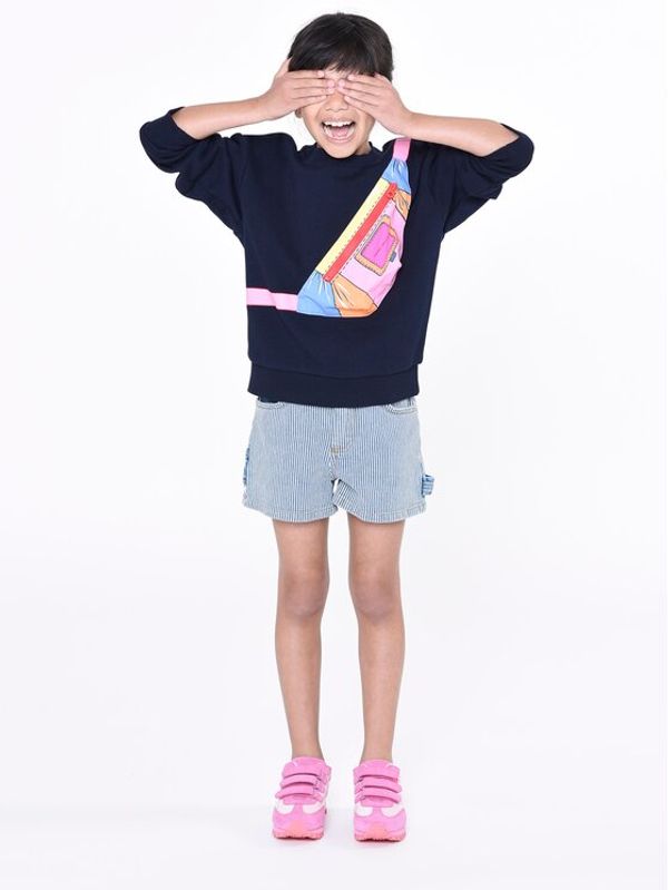 The Marc Jacobs The Marc Jacobs Суитшърт W15664 S Тъмносин Regular Fit