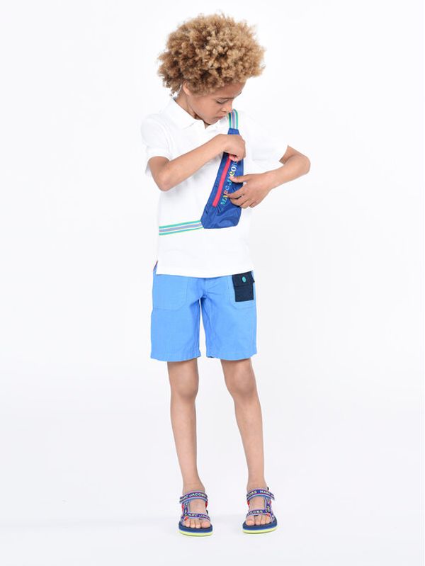 The Marc Jacobs The Marc Jacobs Тениска с яка и копчета W25594 S Бял Regular Fit