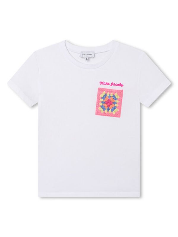 The Marc Jacobs The Marc Jacobs Тишърт W15656 S Бял Regular Fit