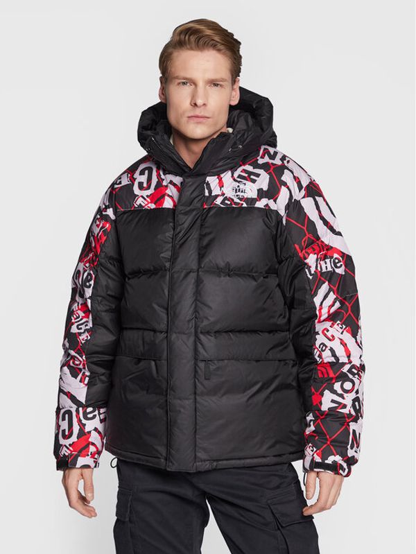 The North Face The North Face Пухено яке Printed Hmlyn NF0A5J1J Черен Regular Fit