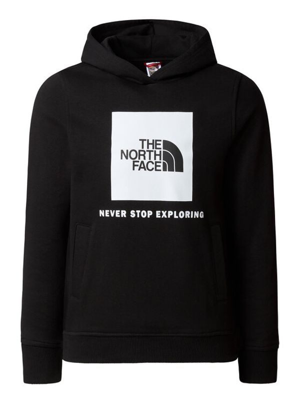 The North Face The North Face Суитшърт Teens Box P/O HoodieNF0A855BJK31 Черен Regular Fit