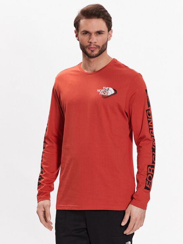 The North Face The North Face Тениска с дълъг ръкав Outdoor NF0A827K Оранжев Regular Fit