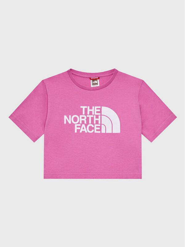 The North Face The North Face Тишърт Crop Easy NF0A83EU Розов Regular Fit