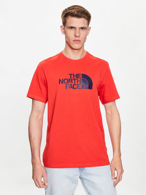 The North Face The North Face Тишърт Easy NF0A2TX3 Червен Regular Fit