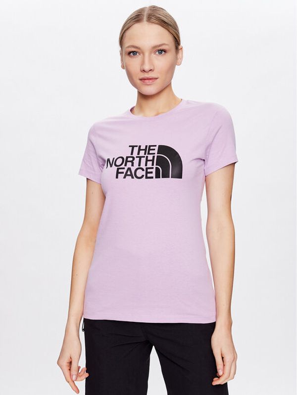 The North Face The North Face Тишърт Easy NF0A4T1Q Виолетов Regular Fit