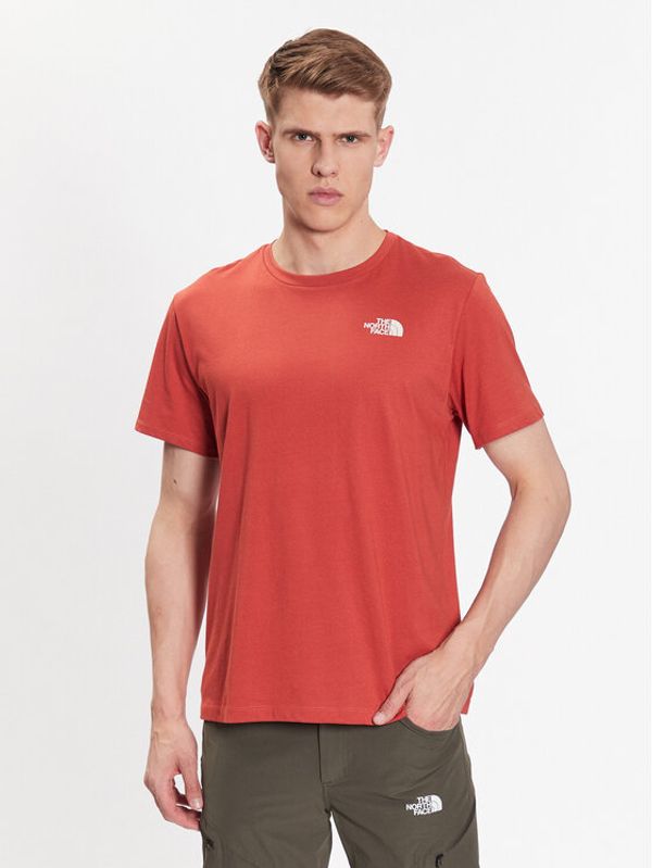 The North Face The North Face Тишърт Foundation Graphic NF0A55EF Оранжев Regular Fit