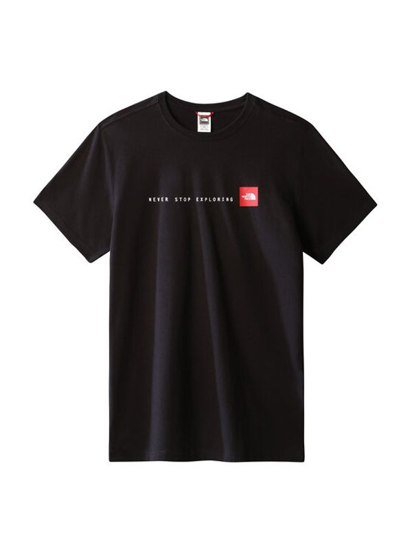 The North Face The North Face Тишърт M S/S Never Stop Exploring TeeNF0A7X1MJK31 Черен Regular Fit