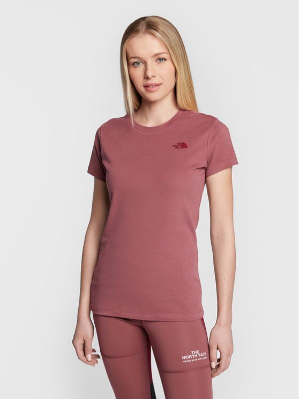 The North Face The North Face Тишърт Premium NF0A7X23 Бордо Regular Fit