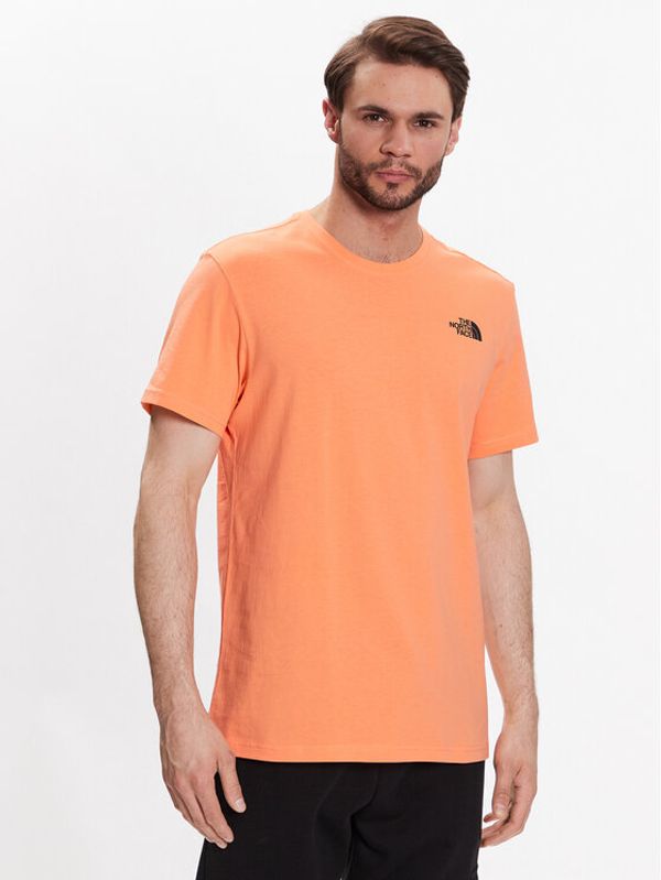 The North Face The North Face Тишърт Red Box NF0A2TX2 Оранжев Regular Fit