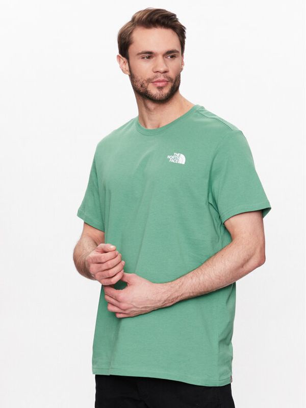 The North Face The North Face Тишърт Red Box NF0A2TX2 Зелен Regular Fit