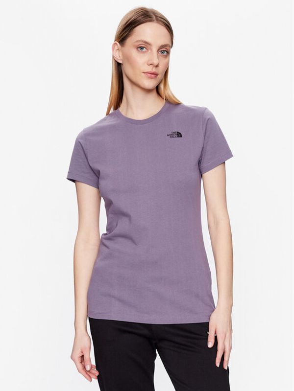 The North Face The North Face Тишърт Simple Dome NF0A4T1A Виолетов Regular Fit