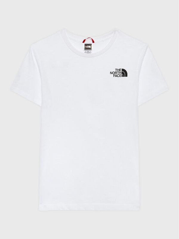 The North Face The North Face Тишърт Simple Dome NF0A82EA Бял Regular Fit